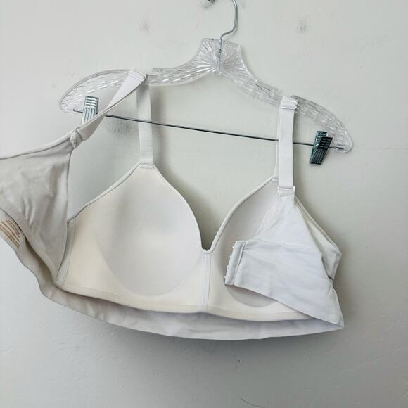 True Kind White Wireless T Shirt Bra Women’s Size XL - Picture 3 of 5